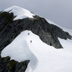 Mountain climbing in Powell River's back country